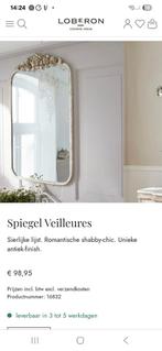 LOBERON Spiegel Veilleures - Shabby Chic, Ophalen of Verzenden, Zo goed als nieuw, Minder dan 100 cm, Rechthoekig