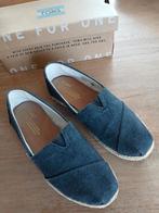 Toms dames, zwart/donkergrijs mt 5,5 / 36, Ophalen of Verzenden, Zo goed als nieuw, Zwart, Instappers