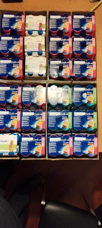 Drinkvoeding Fresubin, Delical, Glucerna beschikbaar voor biedingen