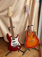 Tenson, elektrische gitaar. Stagg, elektro akoestisch gitaar, Muziek en Instrumenten, Ophalen, Gebruikt