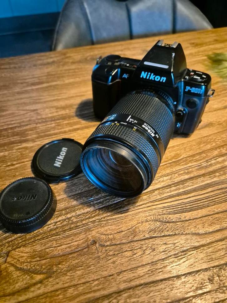 Nikon F-801s Spiegelreflexcamera met 70-210mm Lens, Audio, Tv en Foto, Fotocamera's Analoog, Gebruikt, Spiegelreflex, Nikon, Ophalen of Verzenden