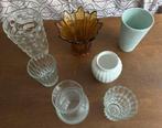 Diverse Vaasjes - Set van 6, Ophalen, Overige kleuren, Minder dan 50 cm, Glas
