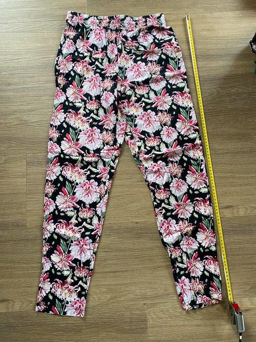 Fijne soepel vallende broek met elastische tailleband mt S/M, Kleding | Dames, Broeken en Pantalons, Gedragen, Maat 36 (S), Overige kleuren