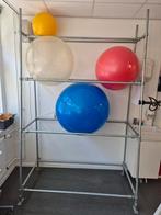 ballenrek inclusief gymballen, Sport en Fitness, Ophalen, Zo goed als nieuw, Overige typen