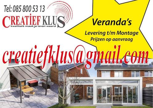 verenda, Tuin en Terras, Overkappingen, Nieuw, Veranda, Ophalen of Verzenden