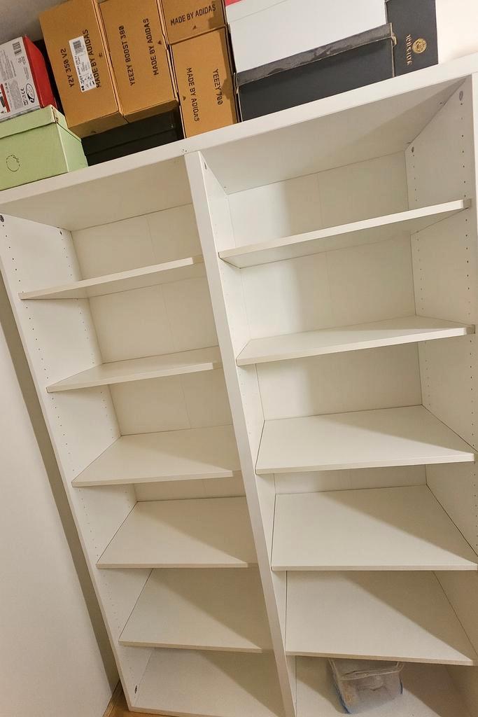 Witte Boekenkast, Huis en Inrichting, Kasten | Boekenkasten, Zo goed als nieuw, 100 tot 150 cm, 150 tot 200 cm, Met plank(en)