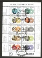 Vel 100 jaar Vredespaleis  no V3096 gestempeld, Postzegels en Munten, Verzenden, Gestempeld