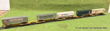 Athearn USA Trailer Train 5 car set met trailers beschikbaar voor biedingen