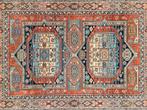 Vintage oosters wol Kazak vloerkleed medallions 199x280cm, Persian Perzisch vintage oosters Kazak HYPE, 150 tot 200 cm, 200 cm of meer