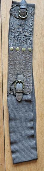 Riem Ro-Zu riem, leder,bruin, 80 mm breed, 105 lengte, Echt leder, Ro-Zu, Ophalen of Verzenden, Zo goed als nieuw