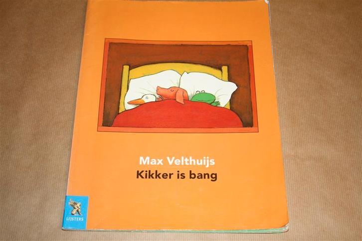 Kikker is bang. Max Velthuijs. 2003. Groot formaat., Boeken, Prentenboeken en Plaatjesalbums, Gelezen, Ophalen of Verzenden