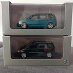 2x VW Touran type 2003 en 2007, Minichamps in dealerdoosjes!, Ophalen of Verzenden, Zo goed als nieuw, Auto, MiniChamps