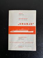 Stoomvaart Maatschappij Nederland - MS Oranje Hutplan - 1956, Verzamelen, Ophalen of Verzenden, Gebruikt, Motorboot, Kaart, Foto of Prent