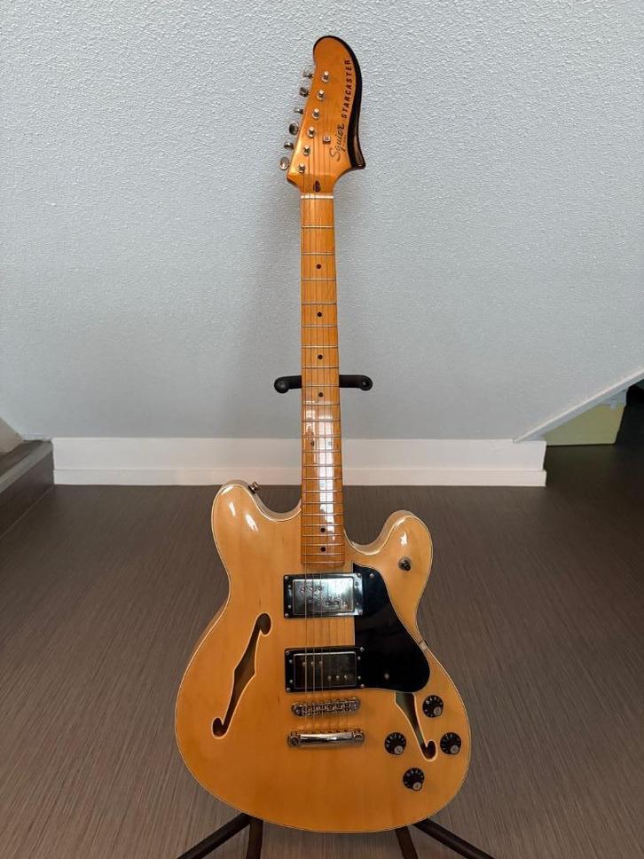Squier Classic Vibe Starcaster MN Natural, Muziek en Instrumenten, Snaarinstrumenten | Gitaren | Elektrisch, Zo goed als nieuw