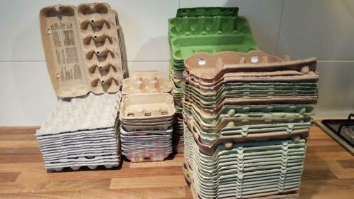 Lege (gebruikte) eierdozen, Dieren en Toebehoren, Pluimvee | Toebehoren, Gebruikt, Ophalen