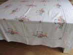 Geborduurd Rozen tafelkleed vierkant 175/175, Verzenden