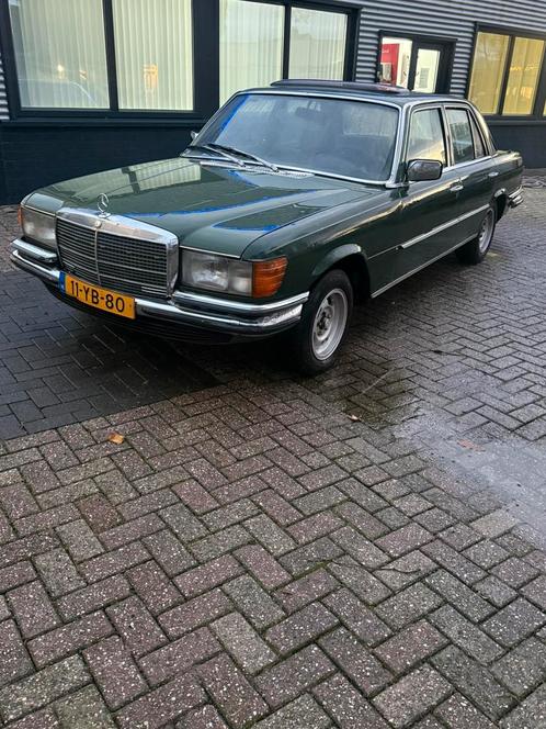 Mercedes-Benz S-Klasse 2.7 280 SE 1976 Groen, Auto's, Mercedes-Benz, Particulier, S-Klasse, Elektrische buitenspiegels, Elektrische ramen
