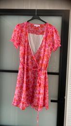 Roze bloemen jurk, Kleding | Dames, Jurken, Maat 38/40 (M), Ophalen of Verzenden, Zo goed als nieuw, Roze