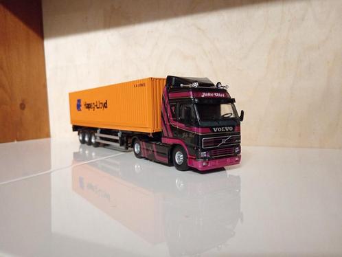 Volvo FH containeroplegger Vlot Tekno, Hobby en Vrije tijd, Modelauto's | 1:50, Nieuw, Bus of Vrachtwagen, Tekno, Ophalen of Verzenden