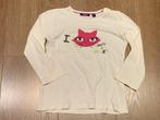 Mexx longsleeve met kat maat 86 /92, Kinderen en Baby's, Babykleding | Maat 86, Meisje, Shirtje of Longsleeve, Gebruikt, Ophalen of Verzenden