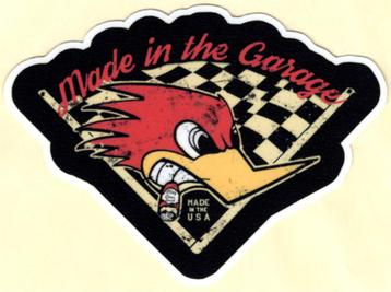 Mr Horsepower Made in the Garage sticker #14 beschikbaar voor biedingen