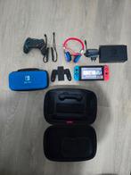 Nintendo Switch + Dock + Controller + Games + Accessoires, Ophalen, Zo goed als nieuw, Met 3 controllers of meer, Met games