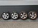 Skoda Fabia lichtmetalen velgen met banden 15 inch 5X100, Auto-onderdelen, Banden en Velgen, Ophalen, 15 inch, 185 mm, Winterbanden