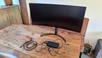 LG 35WN75C curved ultrawide monitor, Gaming, Thunderbolt, 3 tot 5 ms, Ultrawide