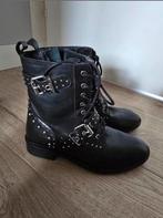 Ann rocks biker enkellaars met studs maat 41 leer zwart, Zwart, Lage of Enkellaarzen, Ann rocks, Ophalen of Verzenden