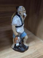 Vintage Chinees keramiek beeldje - Visser Wanjiang