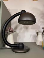 Vintage Hustadt Leuchten Bureaulamp donkerbruin/zwart metaal, Vintage,retro,postmodern,industrieel, Ophalen of Verzenden, Zo goed als nieuw