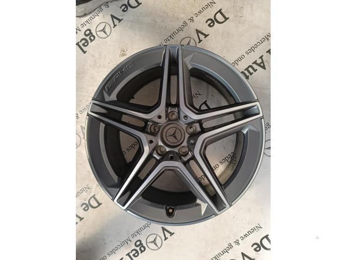 Velg van een Mercedes C-Klasse, Auto-onderdelen, Banden en Velgen, Velg(en), Personenwagen, Gebruikt, 3 maanden garantie, Ophalen of Verzenden