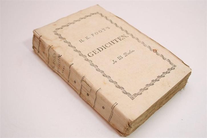 Antiquarische Poëzie — H.K. Poot Gedichten [1780] — Deel 1, Antiek en Kunst, Antiek | Boeken en Bijbels, Ophalen of Verzenden