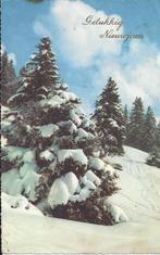 U2 Gelopen oude ansichtkaart gelukkig nieuwjaar, Ophalen of Verzenden, 1960 tot 1980, Gelopen, Feest(dag)