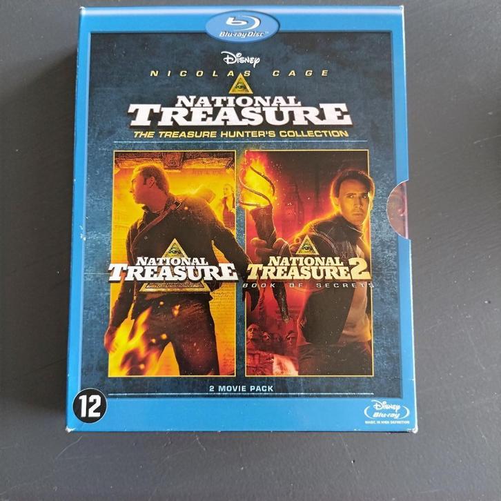 A3-2) National Treasure 1 & 2 - box, Cd's en Dvd's, Blu-ray, Zo goed als nieuw, Boxset, Ophalen of Verzenden