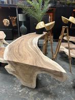 EIKEN HOUTEN TAFELS TAFELBLADEN DECORATIE INRICHTING, Nieuw, Vijf personen of meer, Rechthoekig, 50 tot 100 cm