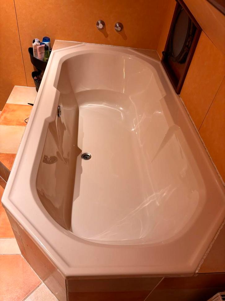 Ligbad inbouw 185 cm, Doe-het-zelf en Verbouw, Sanitair, Gebruikt, Bad, Ophalen