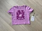 WE Fashion paars cropped T-shirt – maat 134/140, Kinderen en Baby's, Kinderkleding | Maat 134, Ophalen of Verzenden, Zo goed als nieuw