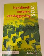 Handboek externe verslaggeving 2025, Verzenden, Zo goed als nieuw, Accountancy en Administratie