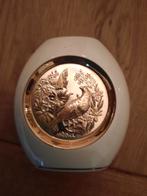 Chokin Vaas - Vogel en Vlinder, Antiek en Kunst, Ophalen of Verzenden