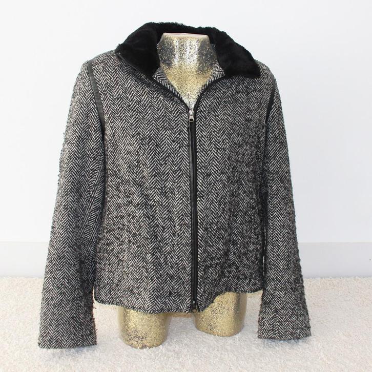 Reset Jas (Maat 42) Tussenjas € 30,-, Kleding | Dames, Jassen | Zomer, Zo goed als nieuw, Maat 42/44 (L), Grijs, Ophalen of Verzenden