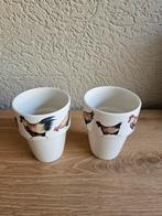 2 jet melk bekers, Huis en Inrichting, Keuken | Servies, Ophalen of Verzenden, Overige stijlen, Kop(pen) en/of Schotel(s)