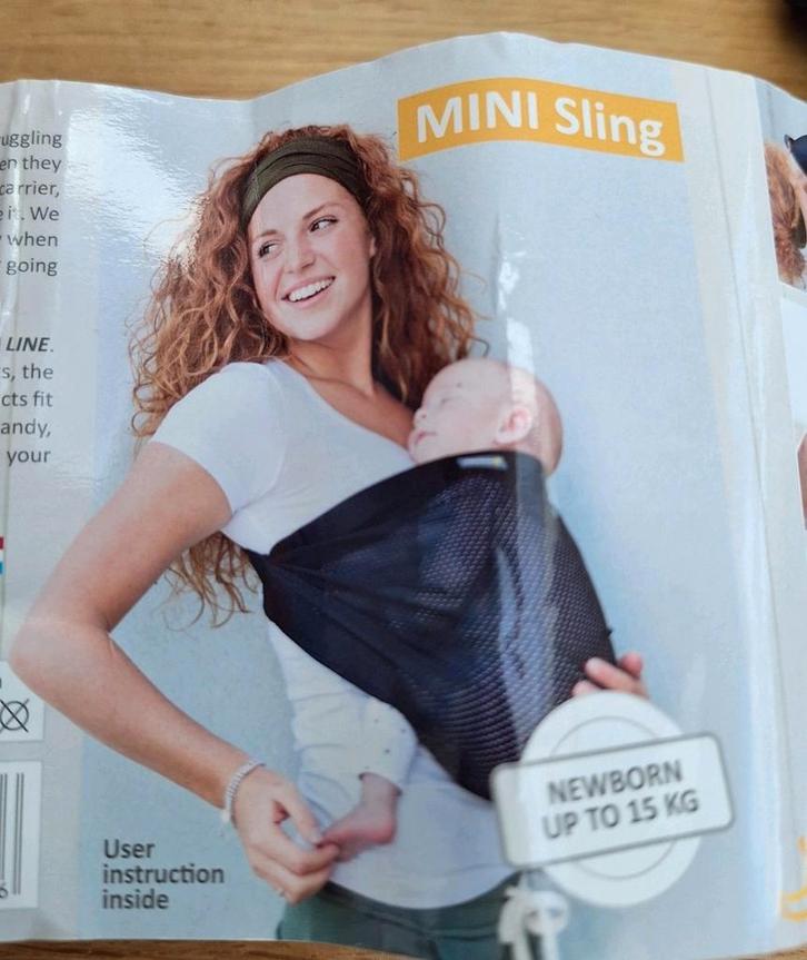 Mini monkey draagzak newborn tot 15kg, Kinderen en Baby's, Babydragers en Draagdoeken, Zo goed als nieuw, Draagzak, Overige merken