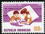 Indonesië 1987 - ZBL 1295-1296 - Nationale Dag van het Kind, Postzegels en Munten, Postzegels | Azië, Zuidoost-Azië, Verzenden