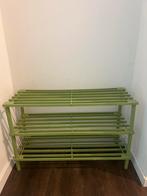 Groen Houten Schoenenrek, Ophalen, Gebruikt