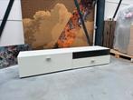 Grote tv kast wit met lade en klep  210x52x40,5 Hulsta, Ophalen, 200 cm of meer, Minder dan 100 cm, 50 tot 75 cm