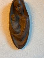 Wand  Beeld Maria met Kind -  Kunstwerk 16cm, Antiek en Kunst, Ophalen of Verzenden