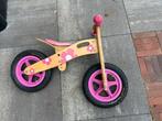 Houten loopfiets roze, Ophalen, Gebruikt, Loopfiets