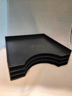 Vintage Platenbak 4 stuks, stapelbaar voor lp’s, Ophalen of Verzenden, Gebruikt, Overige formaten