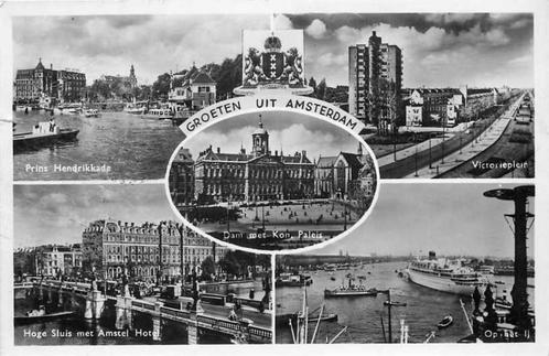 (377-378-001) Amsterdam Multiview, Verzamelen, Ansichtkaarten | Nederland, Noord-Holland, Verzenden